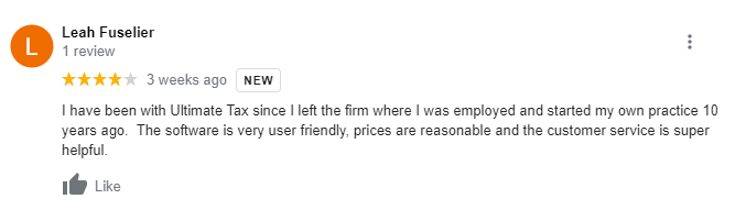 UltimateTax Reviews