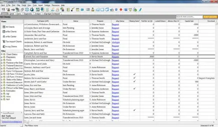 ProSeries Dashboard