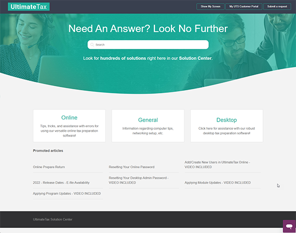 Solution Center Image