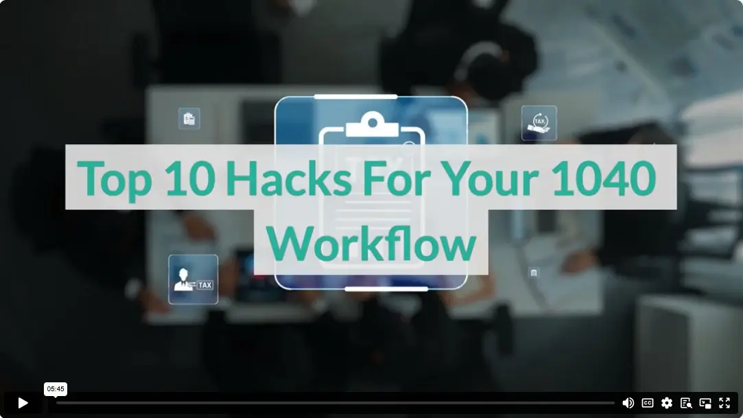 Top 10 Hacks For Your 1040 Workflow
