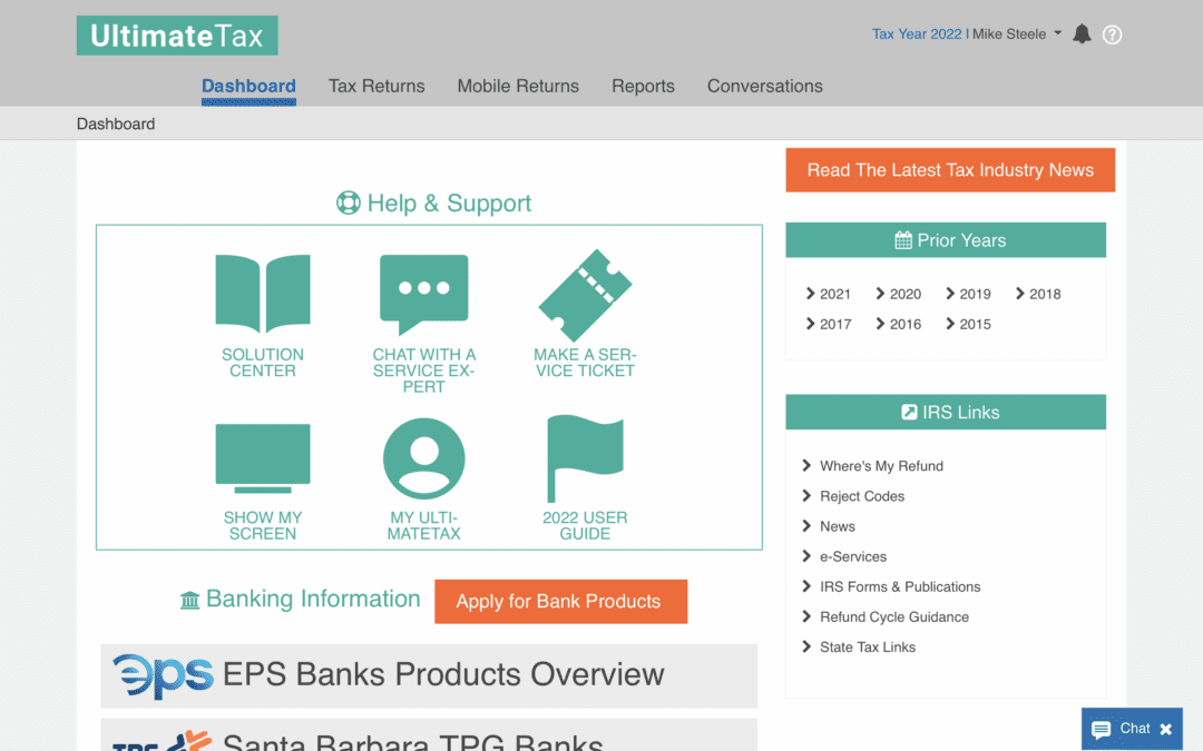 Understanding Tax Software with Bank Products