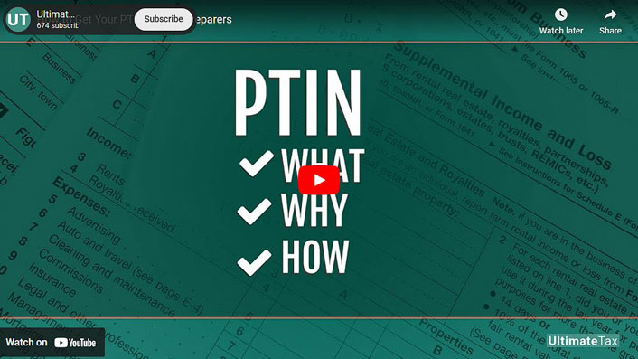 Get your PTIN to Be a Tax Preparer