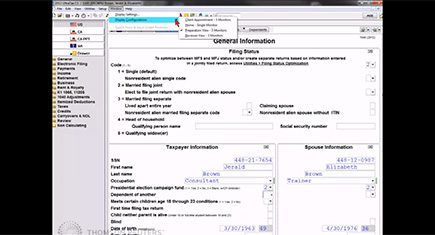 UltraTax CS Dashboard