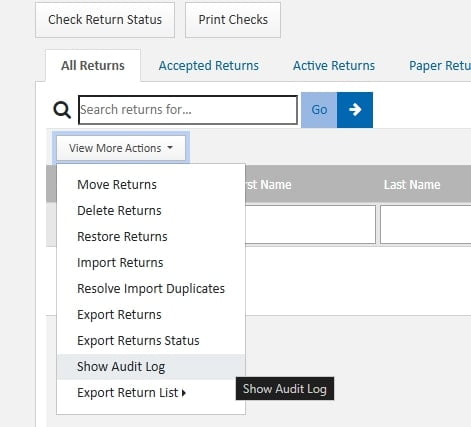 You can check when edits were made to returns in your Online system!