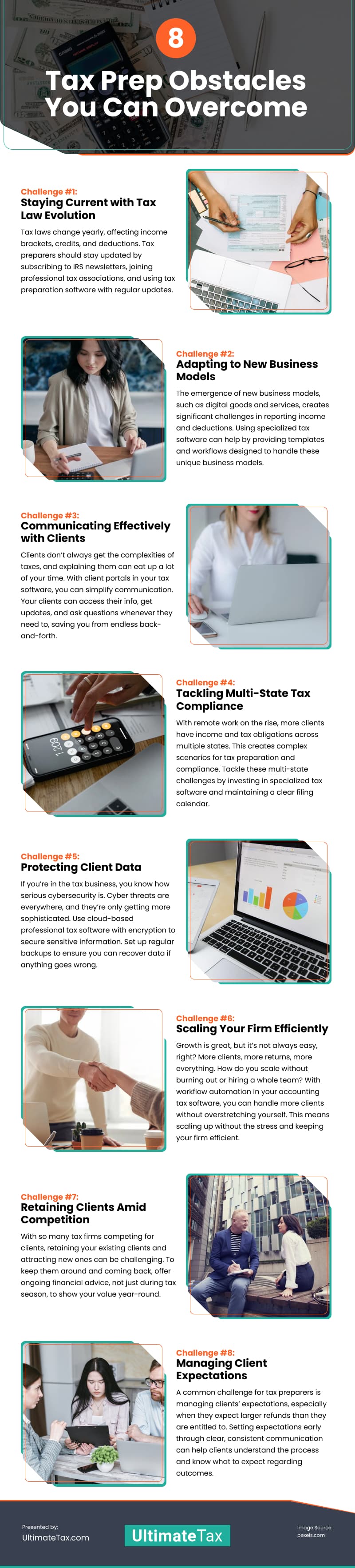8 Tax Prep Obstacles You Can Overcome Infographic