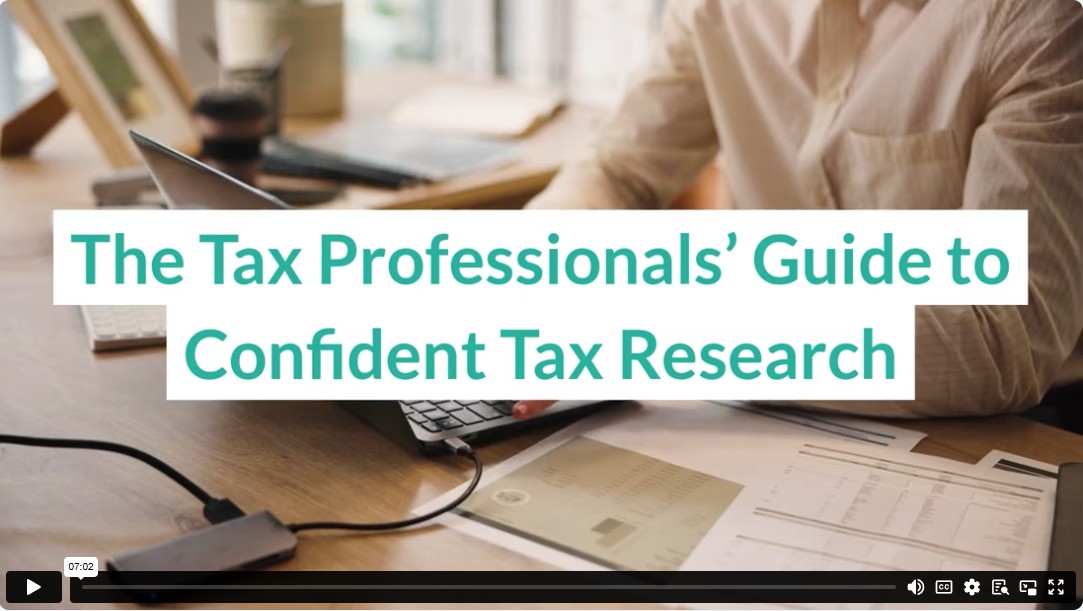 The Tax Professionals’ Guide to Confident Tax Research